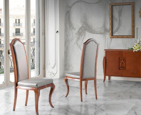 sillas clásicas tapicería muebles Thermobel Segovia